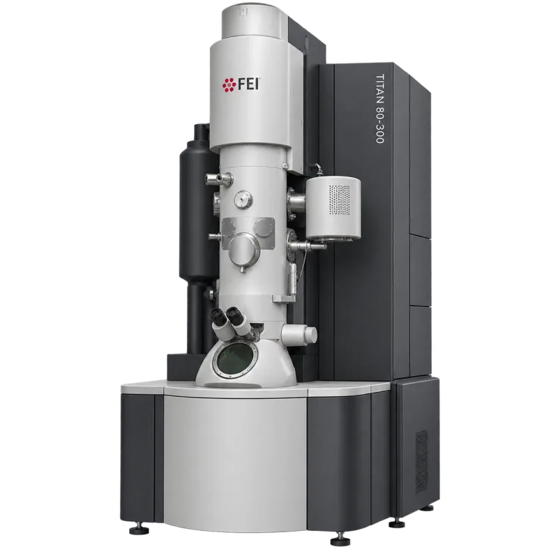 FEI Titan 80-300 的 CAD 示意图