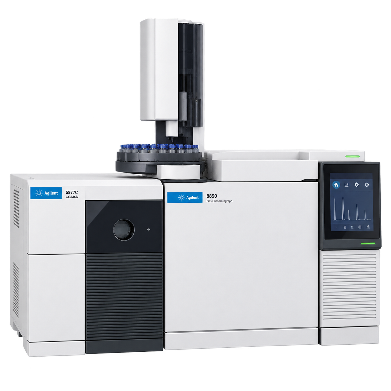 CAD illustration of Agilent 7890A