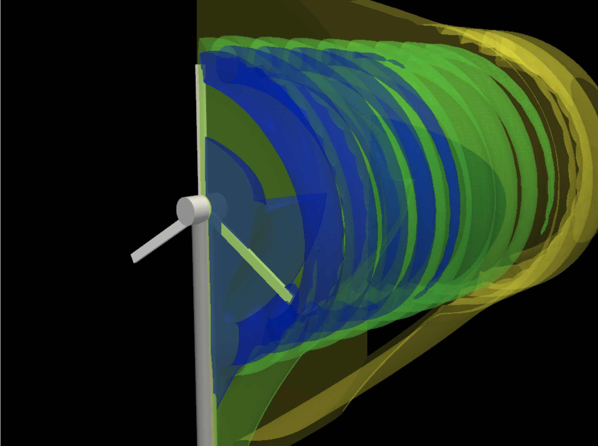 CFD wake visualization